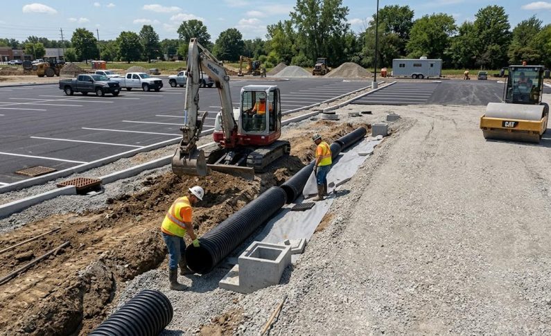 Comment le VRD permet de créer un parking drainant et stable ?