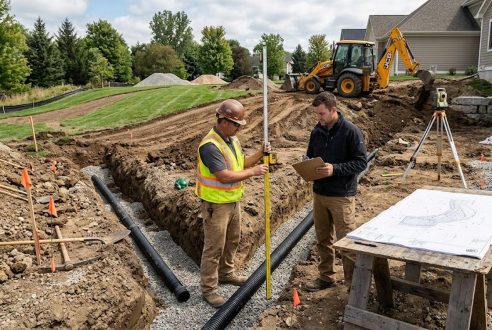 Comment dimensionner votre système de terrassement et assainissement ?