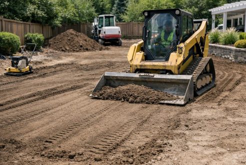 Comment le terrassement permet de niveler votre jardin pour une pelouse parfaite ?