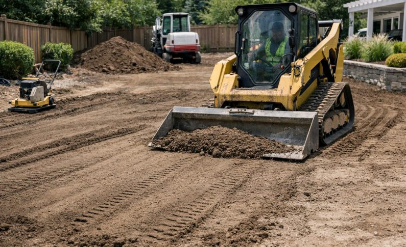 Comment le terrassement permet de niveler votre jardin pour une pelouse parfaite ?