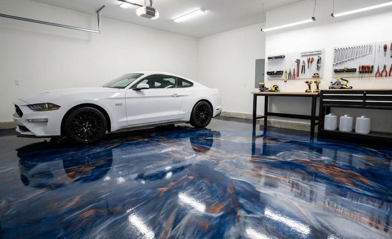 Pourquoi la résine époxy est la star des sols de garage ?