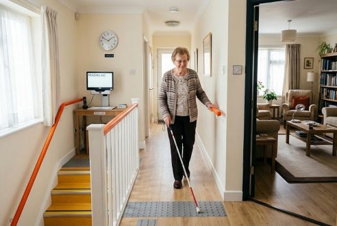Adaptation du domicile pour les malvoyants : contrastes et lumière