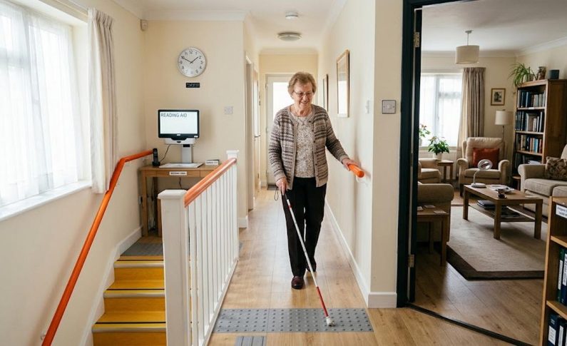 Adaptation du domicile pour les malvoyants : contrastes et lumière