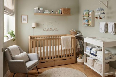 Aménager une petite chambre de bébé : nos astuces gain de place