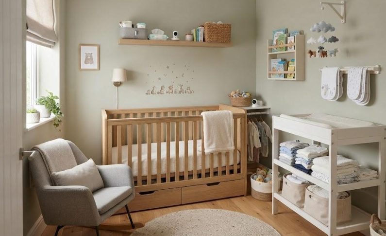 Aménager une petite chambre de bébé : nos astuces gain de place