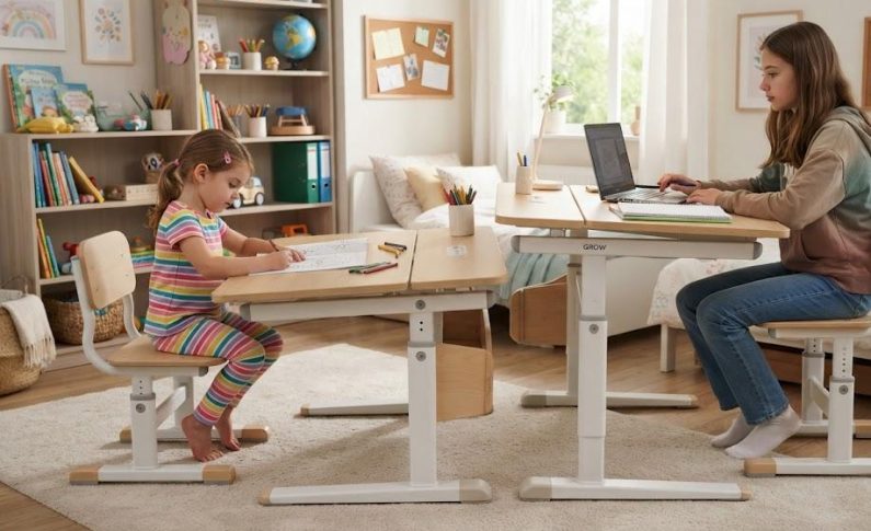 Le bureau d&rsquo;enfant évolutif qui l&rsquo;accompagnera de la maternelle au collège