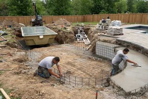 Construction de piscine : les étapes clés d&rsquo;un chantier réussi