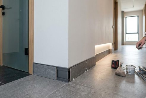 Esthétique moderne : les plinthes encastrées