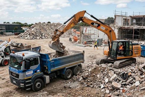Location d’engins de manutention pour l&rsquo;évacuation de gravats