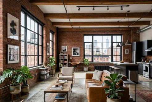 Loft new-yorkais : l&rsquo;archétype du style contemporain urbain