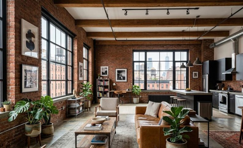 Loft new-yorkais : l&rsquo;archétype du style contemporain urbain