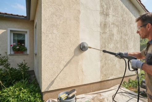 Nettoyer un crépi de façade : nos astuces de grand-mère