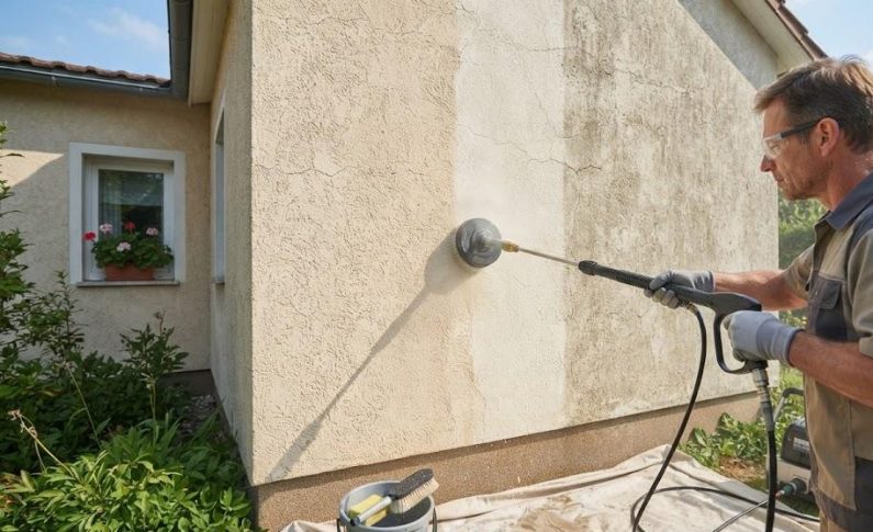 Nettoyer un crépi de façade : nos astuces de grand-mère