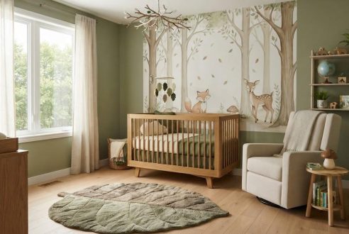 Thème forêt enchantée : nos idées pour une chambre de bébé mixte