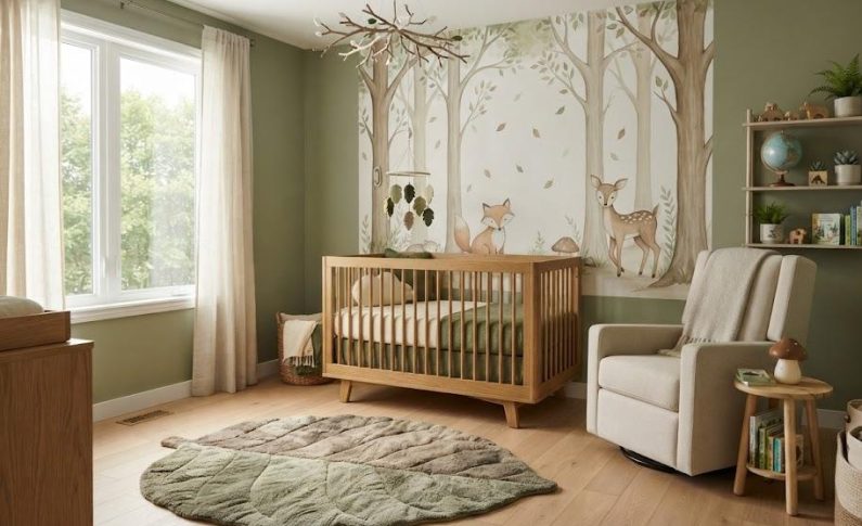 Thème forêt enchantée : nos idées pour une chambre de bébé mixte