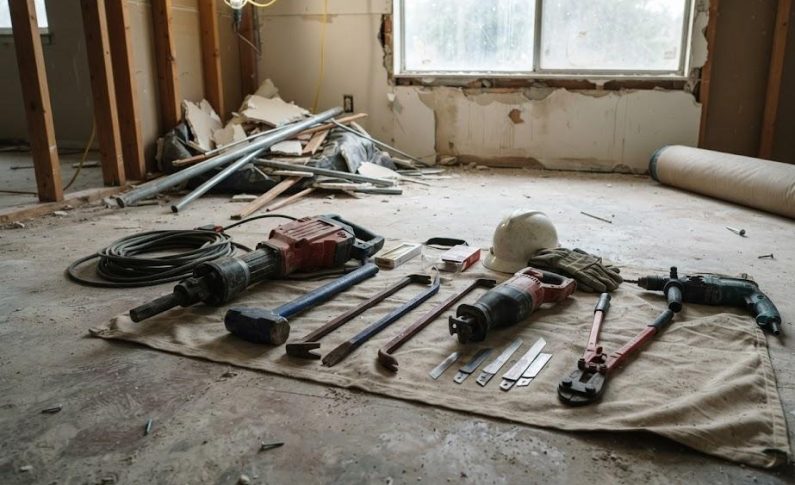 Les outils indispensables pour une démolition efficace