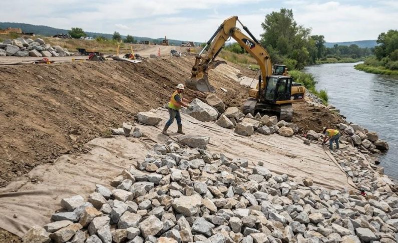 Les étapes clés de la réalisation d&rsquo;un enrochement de talus