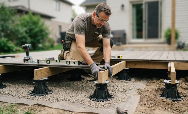 Réussir la pose de sa terrasse sur plots : Les erreurs à éviter