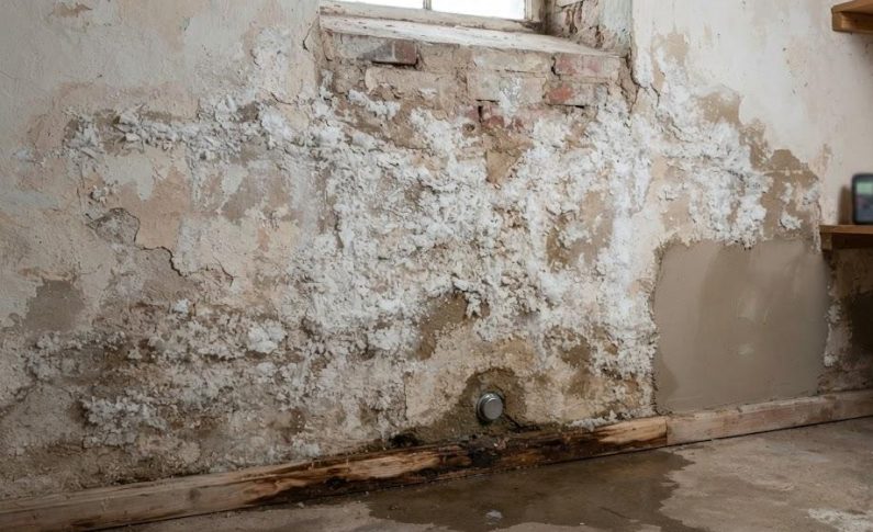 Salpêtre sur les murs : un traitement de l&rsquo;humidité s&rsquo;impose