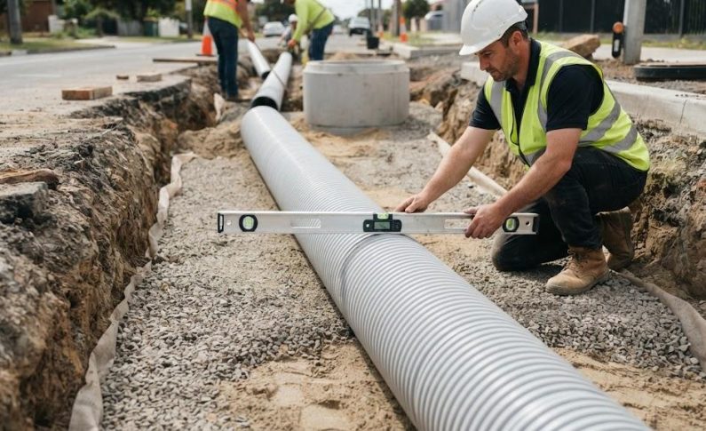 VRD : l&rsquo;impact des pentes d&rsquo;écoulement pour éviter les engorgements