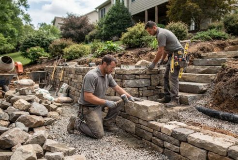 Mur de soutènement : les étapes pour une construction durable