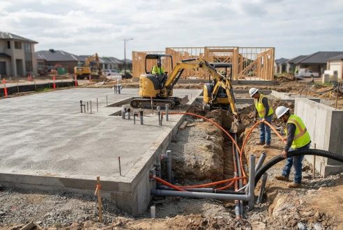 Comment planifier les travaux de VRD par rapport aux fondations de la maison ?