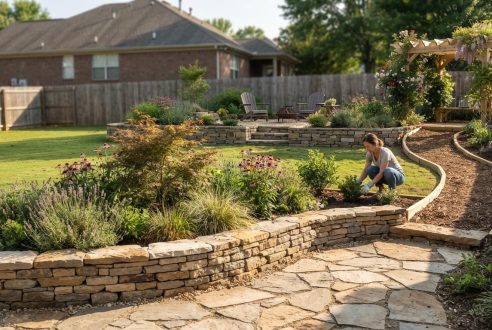 Paysagisme : comment créer du relief dans un jardin plat ?