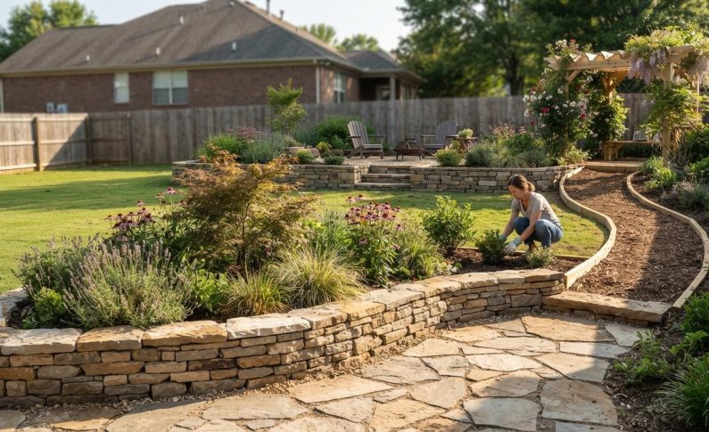 Paysagisme : comment créer du relief dans un jardin plat ?