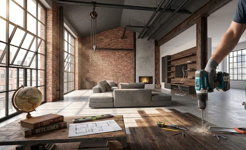 Comment aménager un salon industriel dans un appartement moderne ?