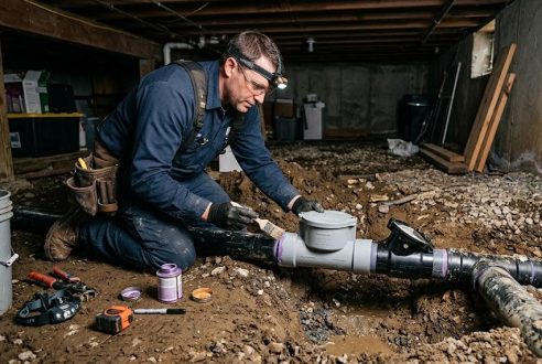 Refoulement d&rsquo;eaux usées : installer un clapet anti-retour