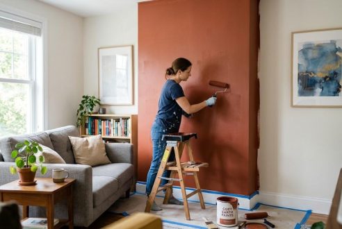 Peindre un seul mur : comment créer un mur d&rsquo;accent réussi ?
