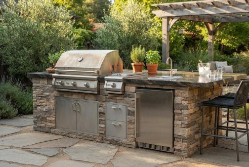 Créez un îlot de cuisine extérieur sur mesure