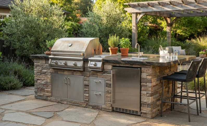 Créez un îlot de cuisine extérieur sur mesure
