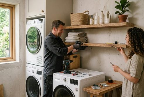 DIY : fabriquez des étagères de buanderie uniques en quelques heures