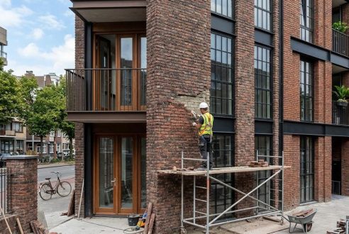 Donnez un style industriel à votre façade avec un parement en brique