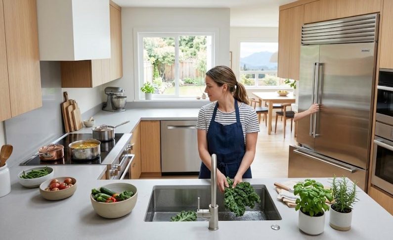 Le plan d&rsquo;aménagement ergonomique du triangle d&rsquo;activité dans les meubles de cuisine