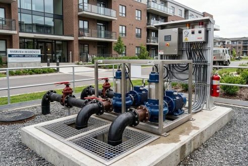 Station de relevage double pompe : la sécurité pour le collectif